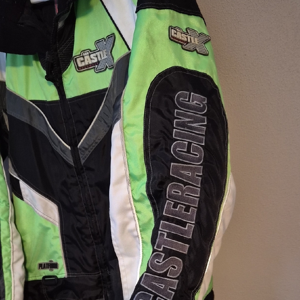 Castle X Men's Green and Black Snowmobile Jacket - Picture 8 of 8